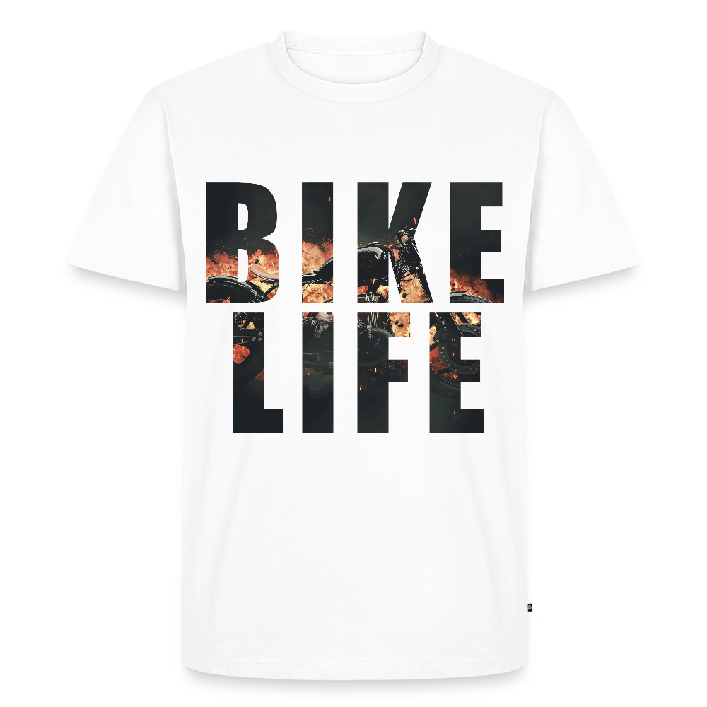 Bike Life "Retro" T-Shirt - Weiß