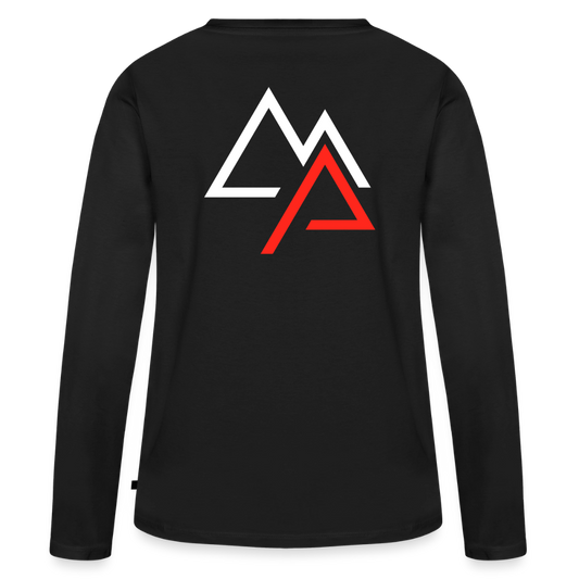 Motorrad Longsleeve Damen - Schwarz