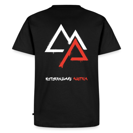 Weil Biken geil ist! Motorrad T-Shirt Herren - Schwarz