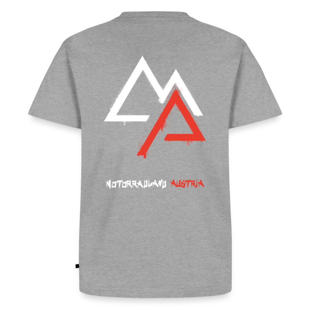 Weil Biken geil ist! Motorrad T-Shirt Herren - Grau meliert
