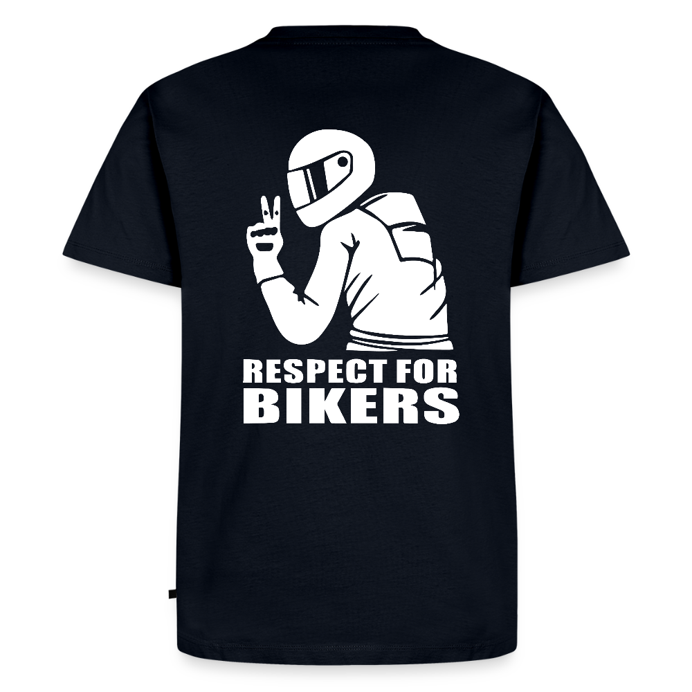 Respect for Bikers T-Shirt - Navy