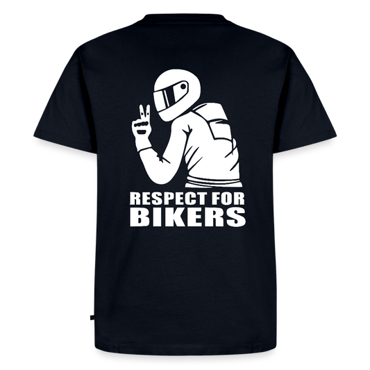 Respect for Bikers T-Shirt - Navy
