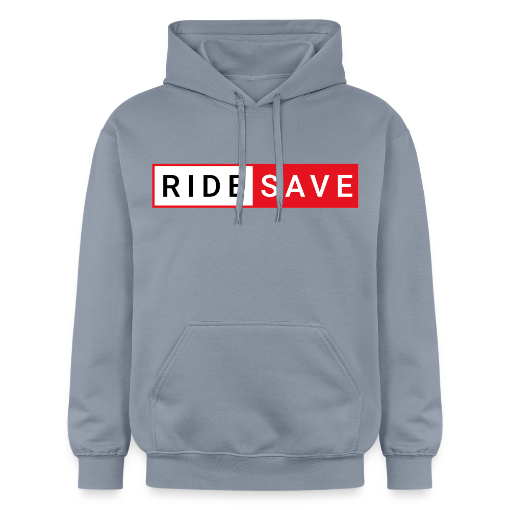 RIDE SAVE Hoodie Rosa - Blau