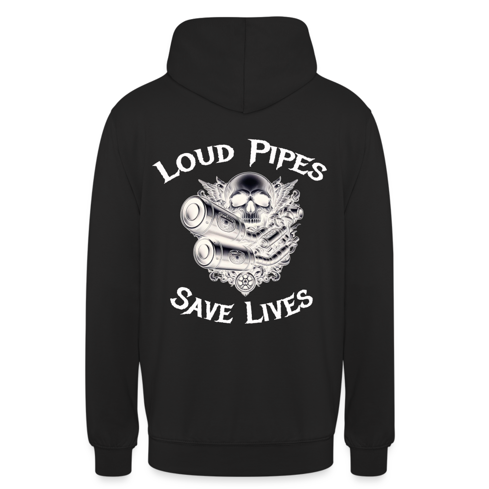 Loud Pipes Hoodie Unisex - Schwarz