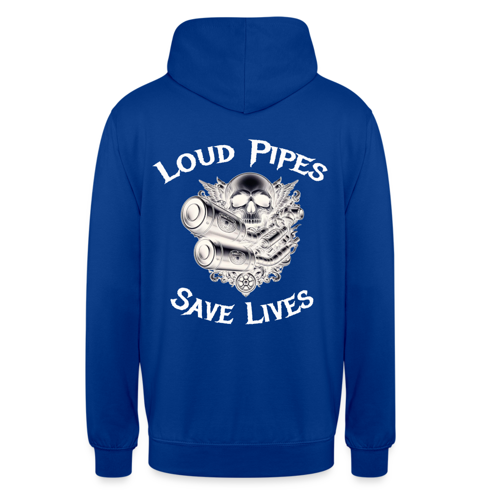 Loud Pipes Hoodie Unisex - Royalblau