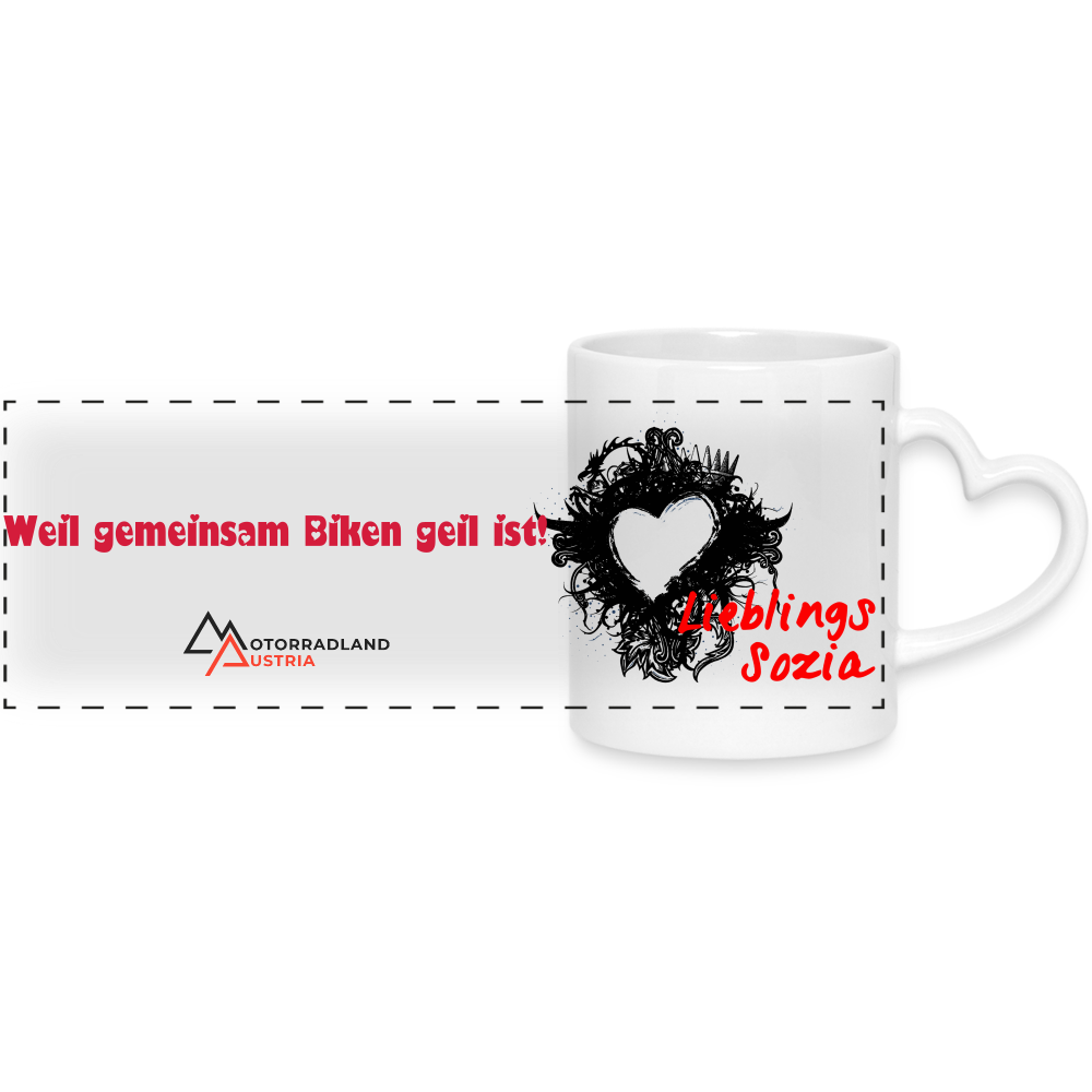 Lieblings Sozia Tasse - Weiß