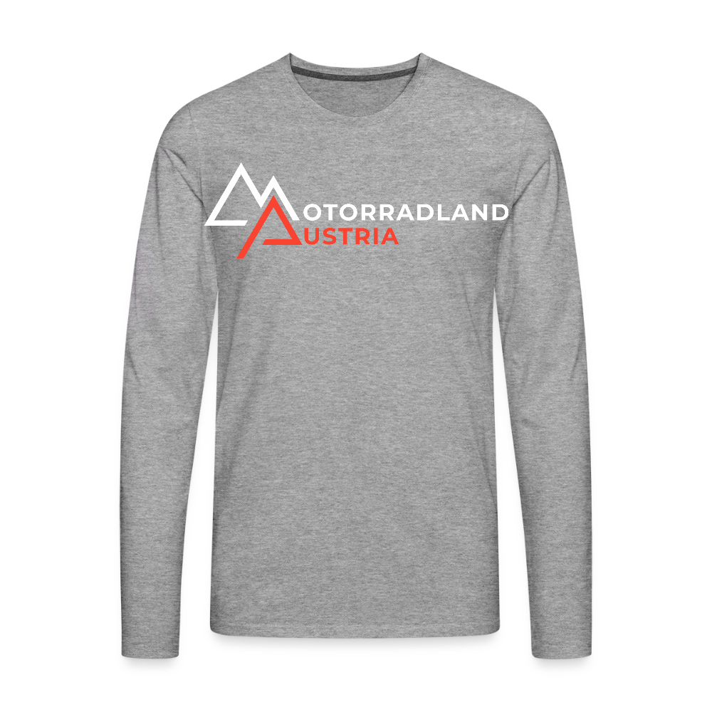 Men's Premium Longsleeve - Grau meliert