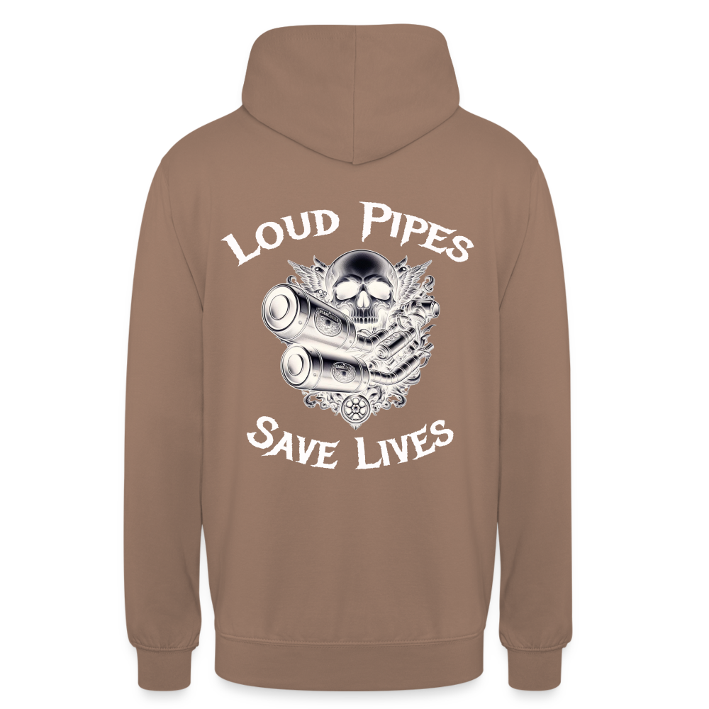 Loud Pipes Hoodie Unisex - Mokka