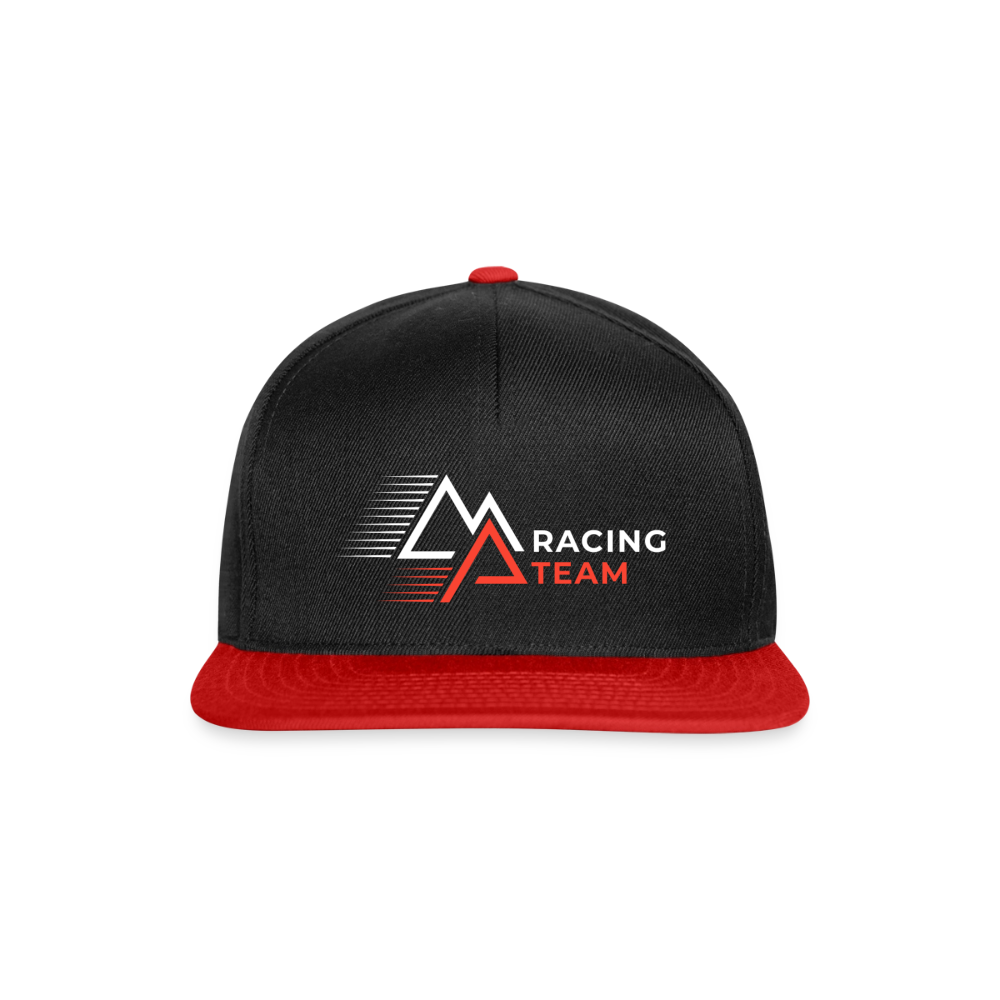 Motorrad Racing Cap - Schwarz/Rot