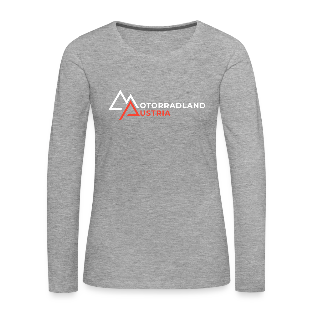 Women's Premium Longsleeve - Grau meliert