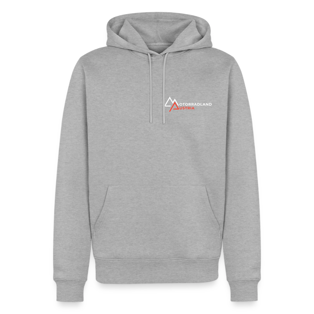 Riding is my Therapy Motorrad Hoodie Herren - Grau meliert