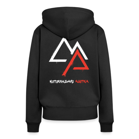 Weil Biken geil ist! Motorrad Hoodie Damen - Schwarz