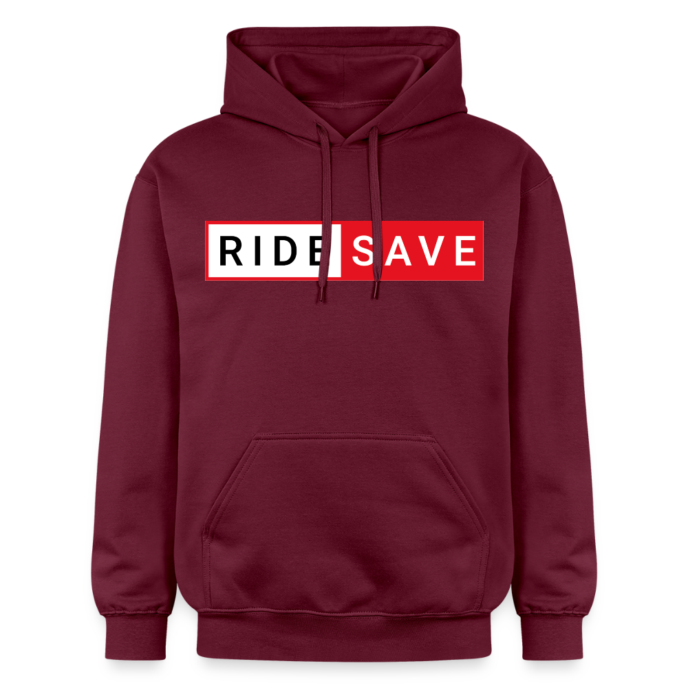 RIDE SAVE Hoodie Rosa - Maroon