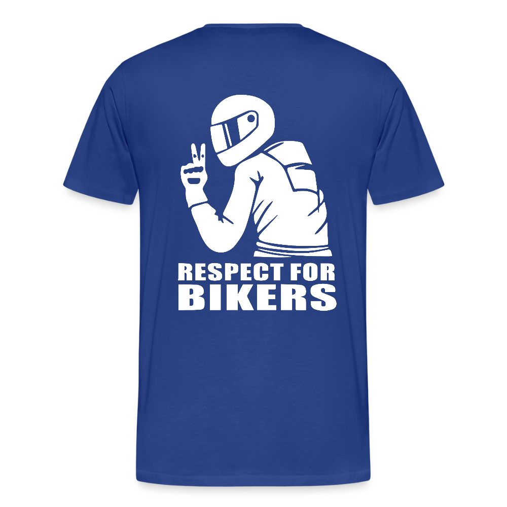 Respect for Bikers T-Shirt - Königsblau