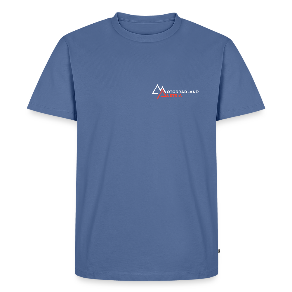 Respect for Bikers T-Shirt - Taubenblau