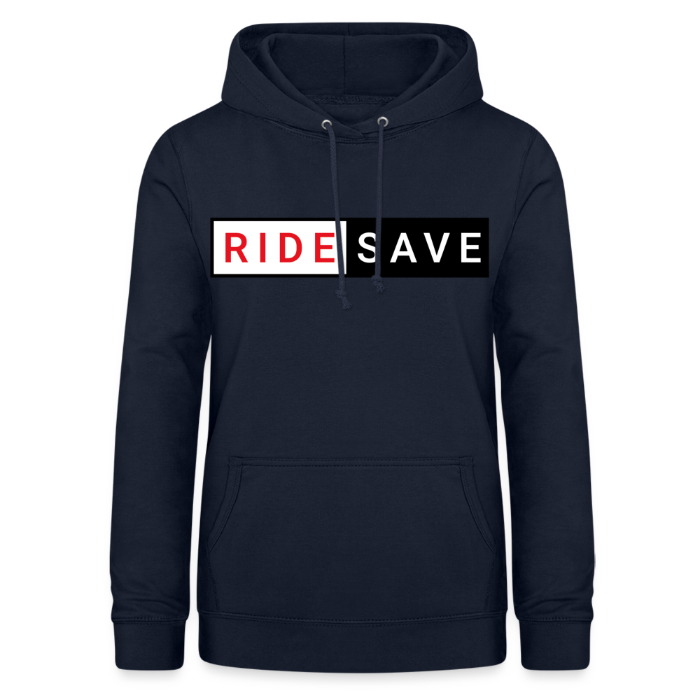 RIDE SAVE Hoodie Women - Navy