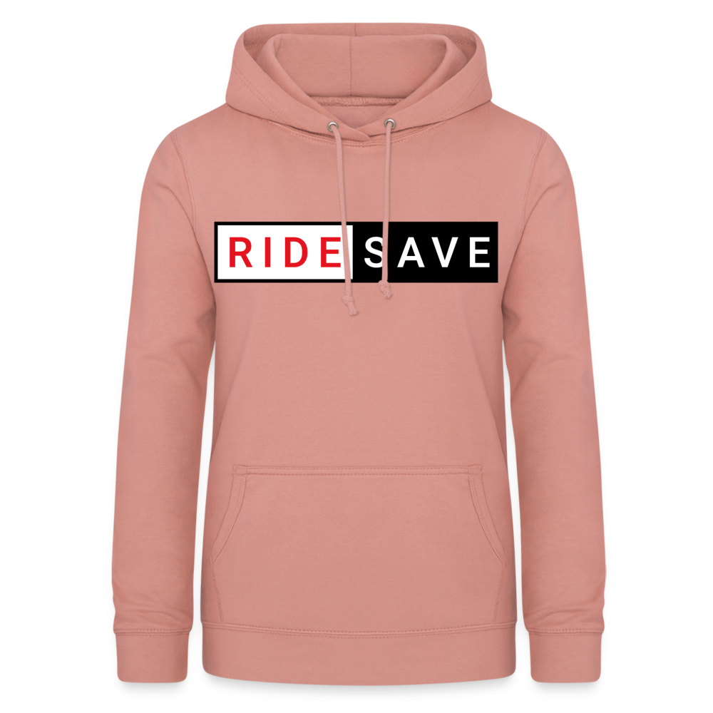 RIDE SAVE Hoodie Women - Altrosa