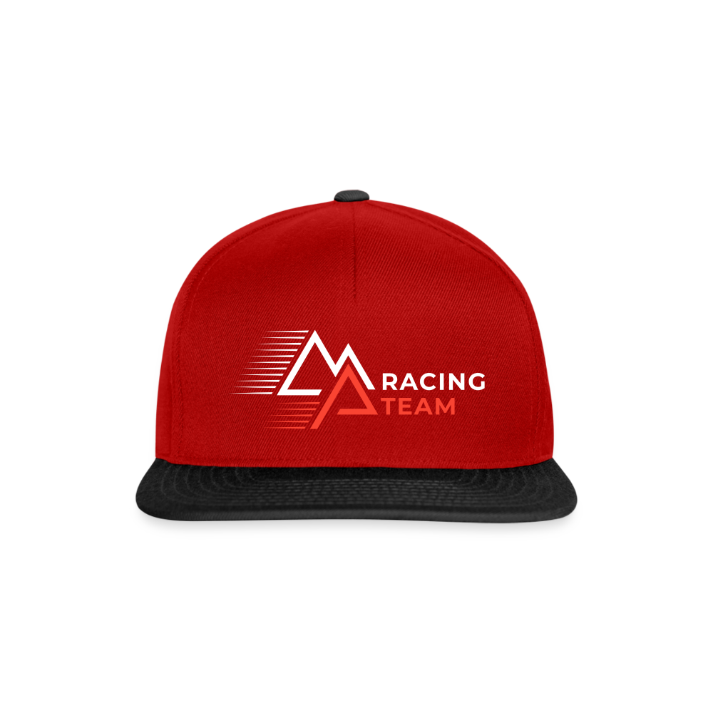 Snapback Cap Racing - Rot/Schwarz