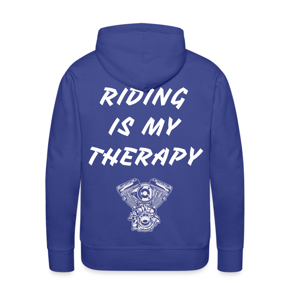 Riding is my Therapy Hoodie - Königsblau