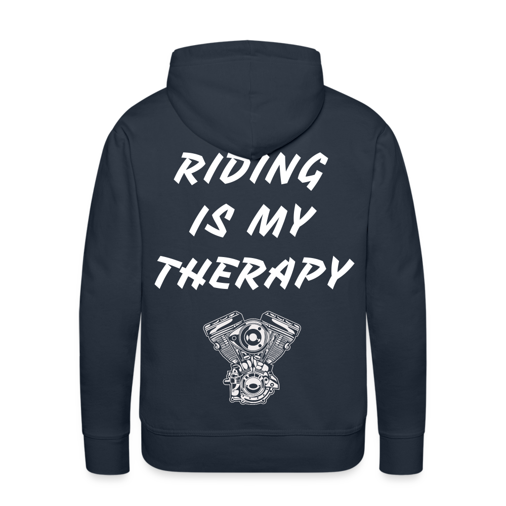Riding is my Therapy Hoodie - Navy
