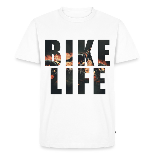 Bike Life "Retro" T-Shirt - Weiß