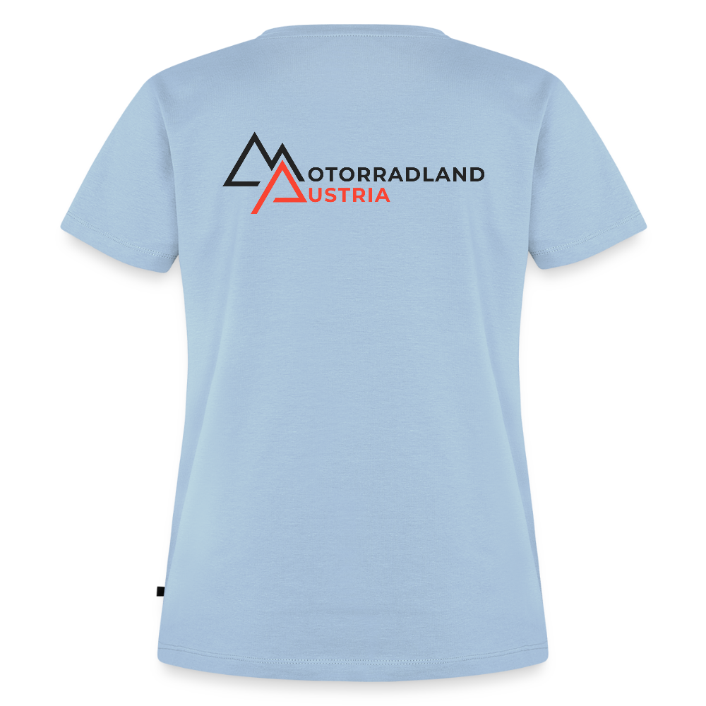 Lieblings Sozia Motorrad T-Shirt - Hellblau