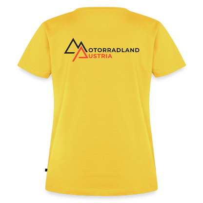 Lieblings Sozia Motorrad T-Shirt - Gelb