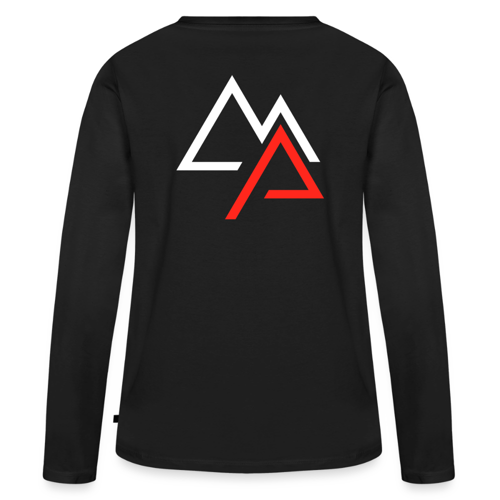 Motorrad Longsleeve Damen - Schwarz