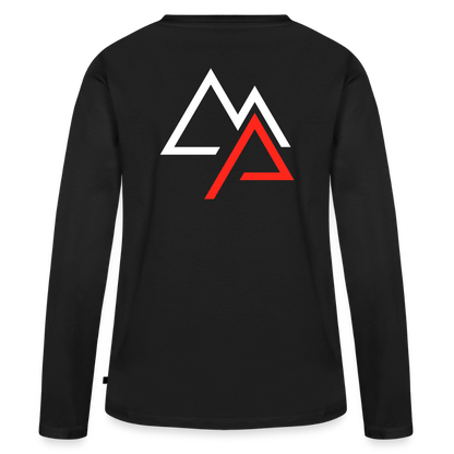 Motorrad Longsleeve Damen - Schwarz