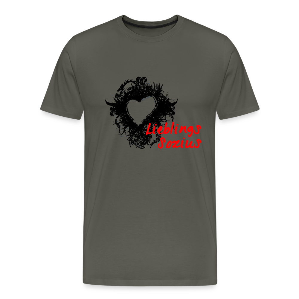 Lieblings Sozius Motorrad T-Shirt - Asphalt