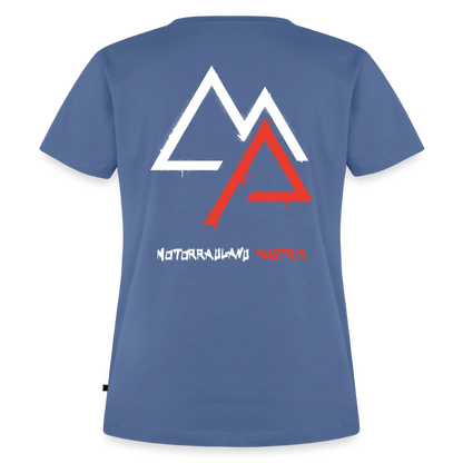 Weil Biken geil ist! Motorrad Damen T-Shirt - Taubenblau