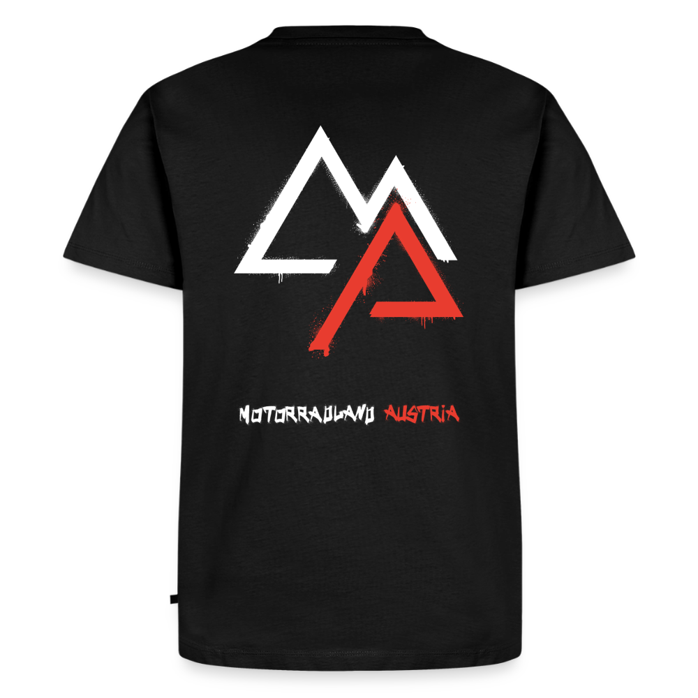 Weil Biken geil ist! Motorrad T-Shirt Herren - Schwarz