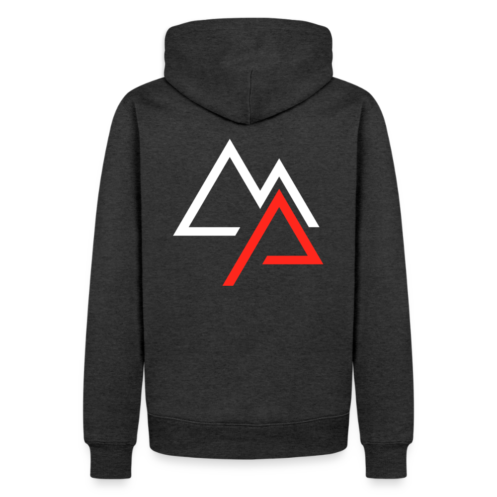 Motorrad Hoodie Herren - Anthrazit meliert