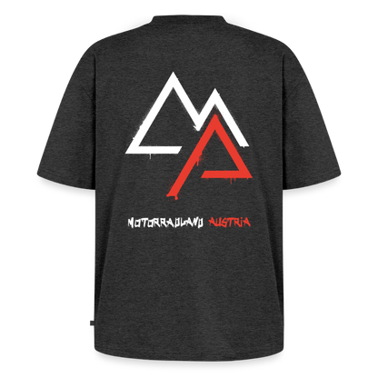 Weil Biken geil ist! Oversized Motorrad T-Shirt Herren - Anthrazit meliert
