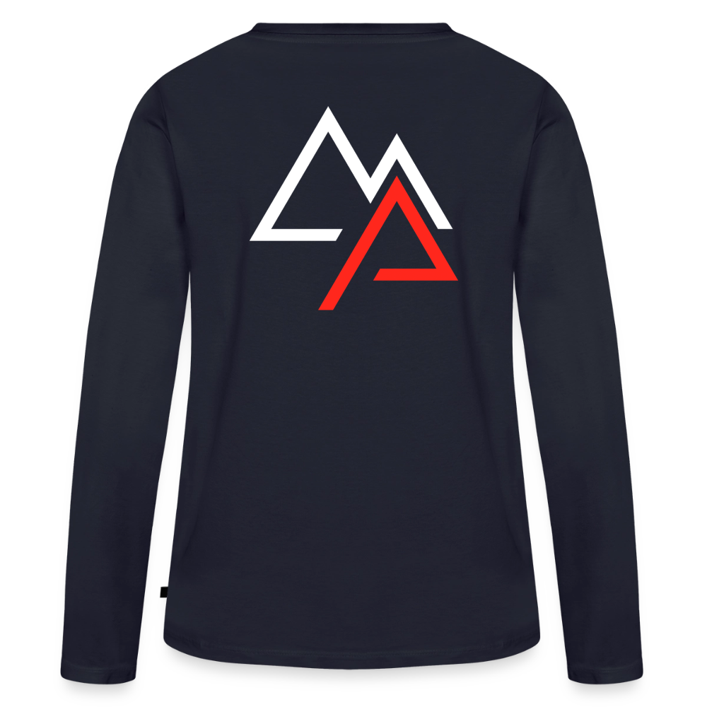 Motorrad Longsleeve Damen - Navy