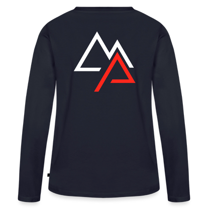 Motorrad Longsleeve Damen - Navy