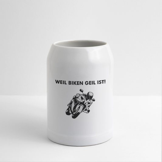 Bierkrug - Weiß
