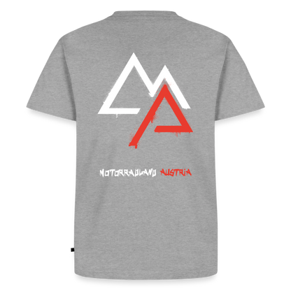 Weil Biken geil ist! Motorrad T-Shirt Herren - Grau meliert