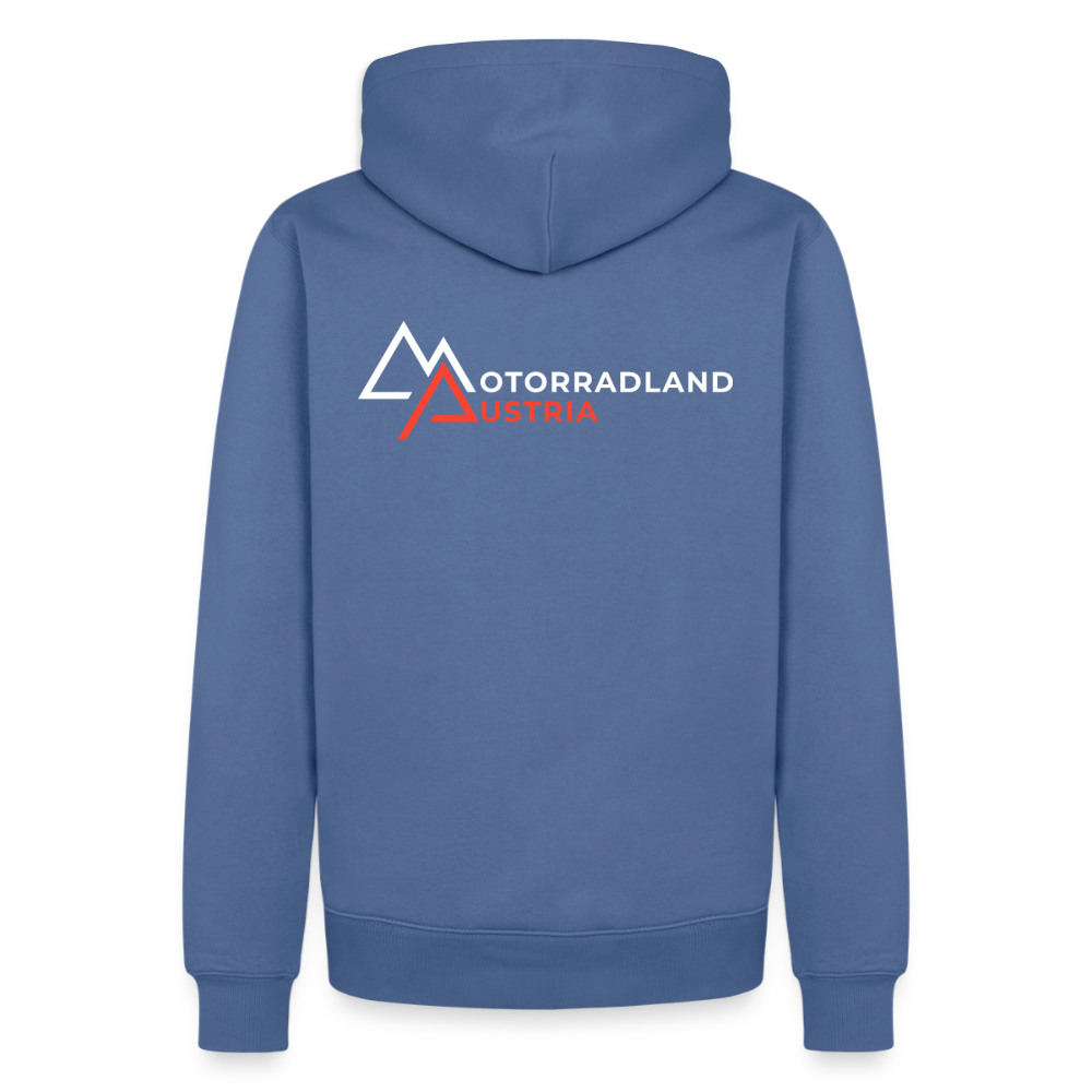 RIDE SAVE Motorrad Hoodie Herren - Taubenblau