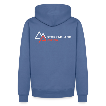 RIDE SAVE Motorrad Hoodie Herren - Taubenblau