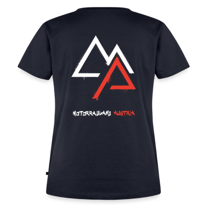 Weil Biken geil ist! Motorrad T-Shirt Damen - Navy