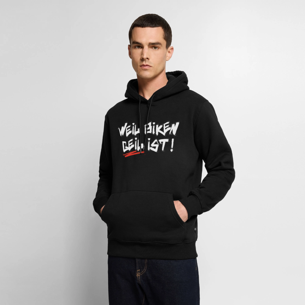 Weil Biken geil ist! Hoodie - Schwarz