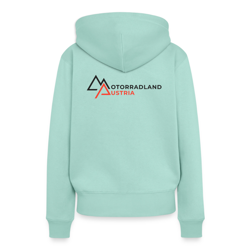 RIDE SAVE Motorrad Hoodie Damen - Mint 