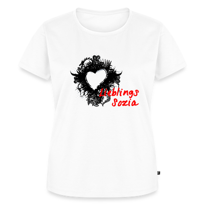 Lieblings Sozia Motorrad T-Shirt - Weiß