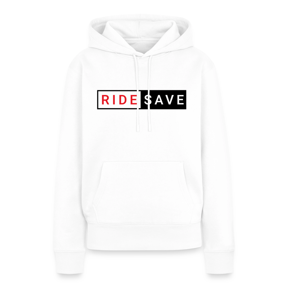 RIDE SAVE Motorrad Hoodie Damen - Weiß