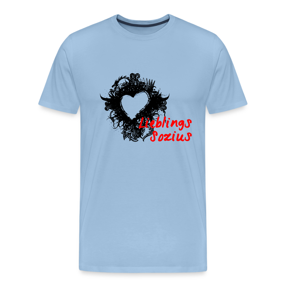 Lieblings Sozius Motorrad T-Shirt - Sky