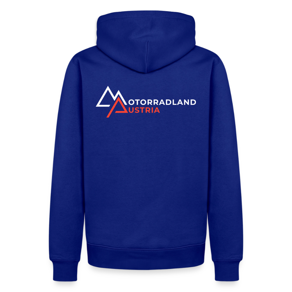 RIDE SAVE Motorrad Hoodie Herren - Royalblau
