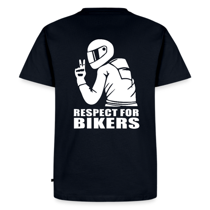 Respect for Bikers T-Shirt - Navy