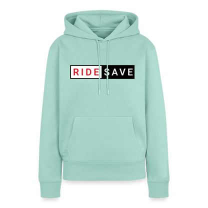 RIDE SAVE Motorrad Hoodie Damen - Mint 