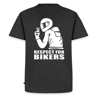 Respect for Bikers T-Shirt - Anthrazit meliert
